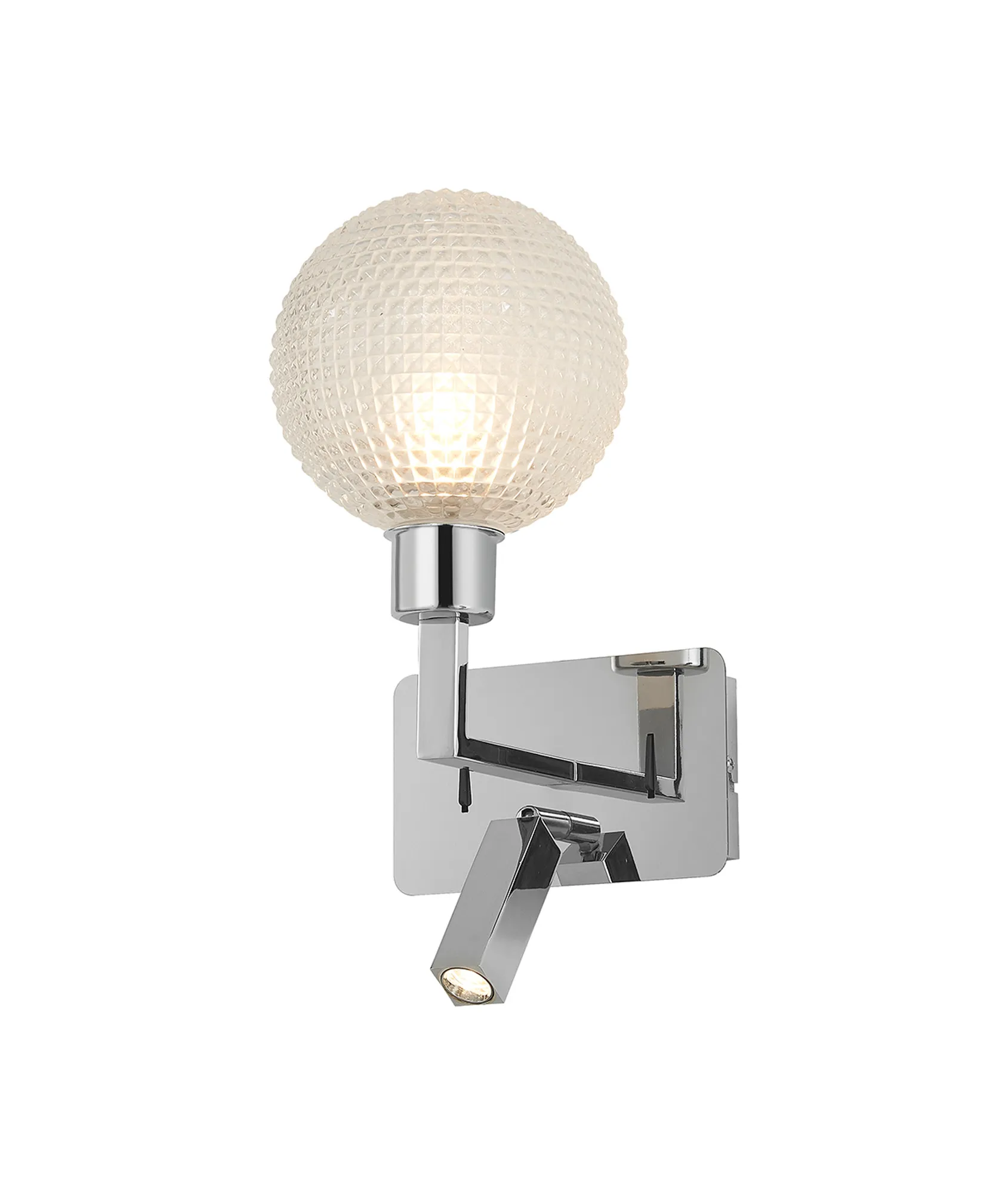 Baxter Polished Chrome Wall Lights Deco Reading Lights